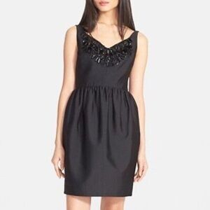 Kate Spade Embellished Cupcake Dress Size 0 Black $598 Tres Chic Fab Glitz